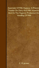 essentials of milk hygiene a practical treatise on dairy and milk inspection a_cover