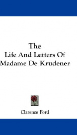 the life and letters of madame de krudener_cover