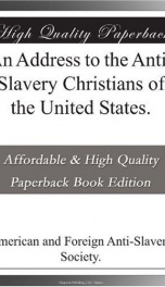 an address to the anti slavery christians of the united states_cover