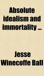 absolute idealism and immortality_cover