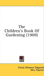 the childrens book of gardening_cover