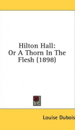 hilton hall or a thorn in the flesh_cover