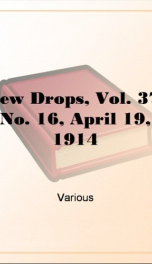 Dew Drops, Vol. 37, No. 16, April 19, 1914_cover