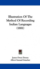 Illustration Of The Method Of Recording Indian Languages_cover