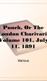 Punch, Or The London Charivari, Volume 101, July 11, 1891_cover