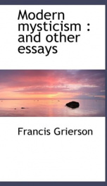 modern mysticism and other essays_cover