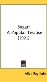 sugar a popular treatise_cover