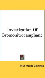 investigation of bromonitrocamphane_cover