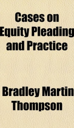 cases on equity pleading and practice_cover