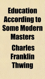 education according to some modern masters_cover