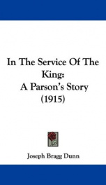 in the service of the king a parsons story_cover