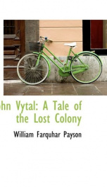 john vytal a tale of the lost colony_cover