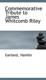 commemorative tribute to james whitcomb riley_cover