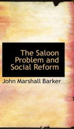 the saloon problem and social reform_cover