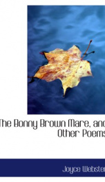 the bonny brown mare and other poems_cover