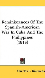 reminiscences of the spanish american war in cuba and the philippines_cover