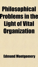 philosophical problems in the light of vital organization_cover