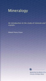 mineralogy an introduction to the study of minerals and crystals_cover