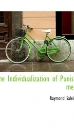the individualization of punishment_cover