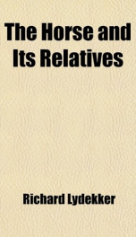 the horse and its relatives_cover