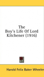 the boys life of lord kitchener_cover
