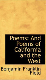 poems and poems of california and the west_cover