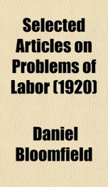 selected articles on problems of labor_cover