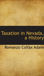 taxation in nevada a history_cover