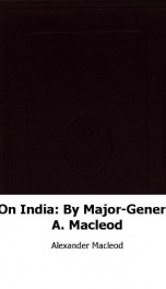 on india by major general a macleod_cover