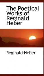 the poetical works of reginald heber_cover