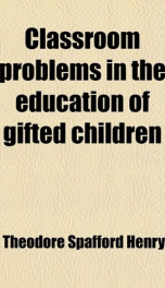 classroom problems in the education of gifted children_cover