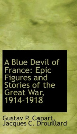 a blue devil of france epic figures and stories of the great war 1914 1918_cover