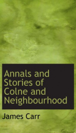 annals and stories of colne and neighbourhood_cover