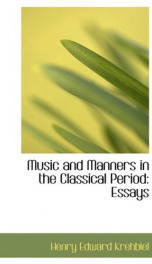 music and manners in the classical period essays_cover