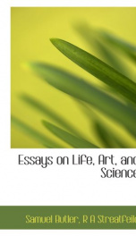 Essays on Life, Art and Science_cover