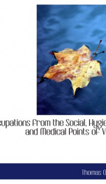 occupations from the social hygienic and medical points of view_cover