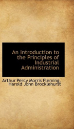 an introduction to the principles of industrial administration_cover