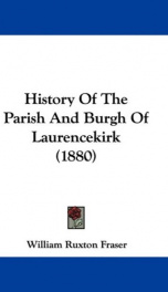 history of the parish and burgh of laurencekirk_cover