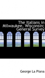 the italians in milwaukee wisconsin general survey_cover