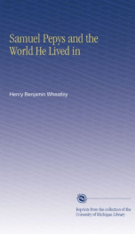 samuel pepys and the world he lived in_cover