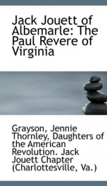 jack jouett of albemarle the paul revere of virginia_cover