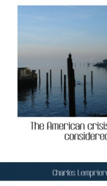 the american crisis considered_cover