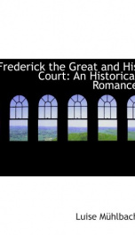 Frederick the Great and His Court_cover