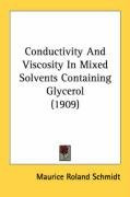 conductivity and viscosity in mixed solvents containing glycerol_cover