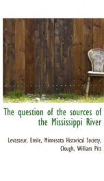 the question of the sources of the mississippi river_cover