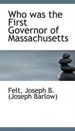 who was the first governor of massachusetts_cover