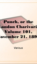 Punch, or the London Charivari, Volume 101, November 21, 1891_cover