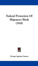 federal protection of migratory birds_cover