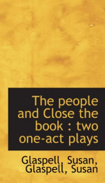 the people and close the book two one act plays_cover