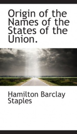 origin of the names of the states of the union_cover